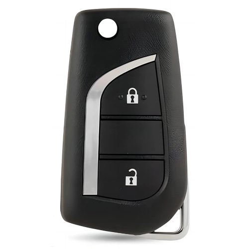 TOA2T1-Black-Gold Plating- Car Key Cover For Toyota