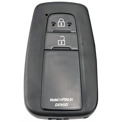 TOB2T1-White-Gold Plating- Car Key Cover For Toyota