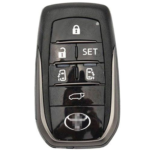 TOC7T1-Red-Gold Plating- Car Key Cover For Toyota