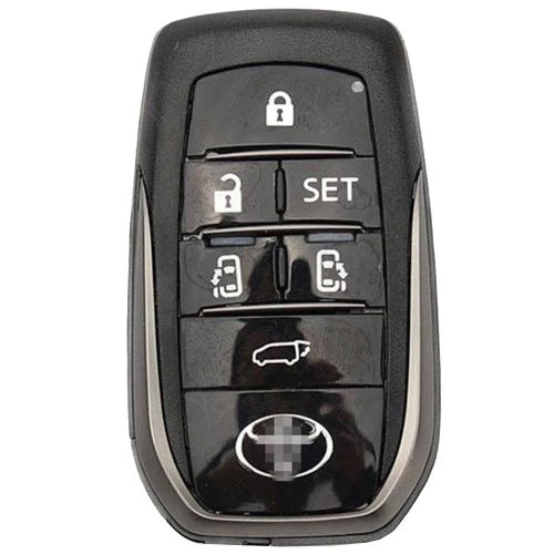 TOC7T1-White-Gold Plating- Car Key Cover For Toyota