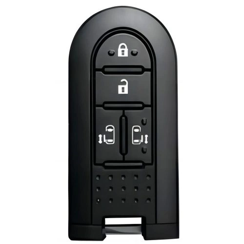 TOE2T1-White-Gold Plating- Car Key Cover For Toyota