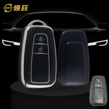 TOB2T1-Black-Silver Plating- Car Key Cover For Toyota