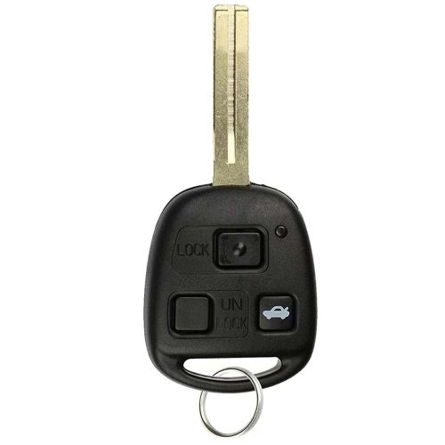 TON4T1-Black-Silver Plating- Car Key Cover For Toyota