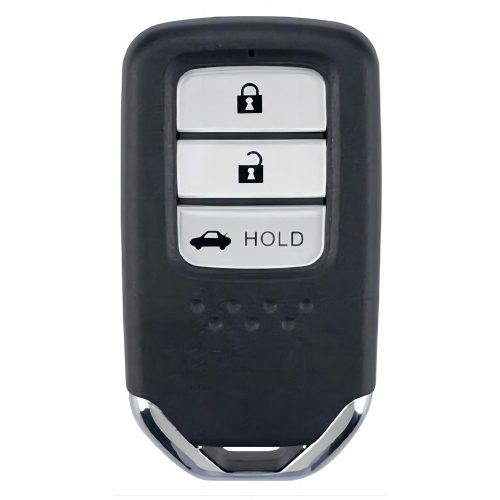 HOA4T1-Black-Silver Plating- Car Key Cover For Honda