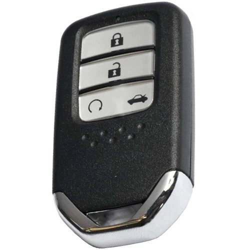 HOA8T1-Black-Silver Plating- Car Key Cover For Honda