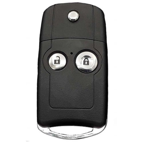 HOE2T1-Black-Silver Plating- Car Key Cover For Honda