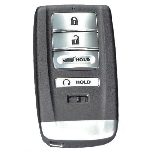 HOF1T1-White-Gold Plating- Car Key Cover For Honda