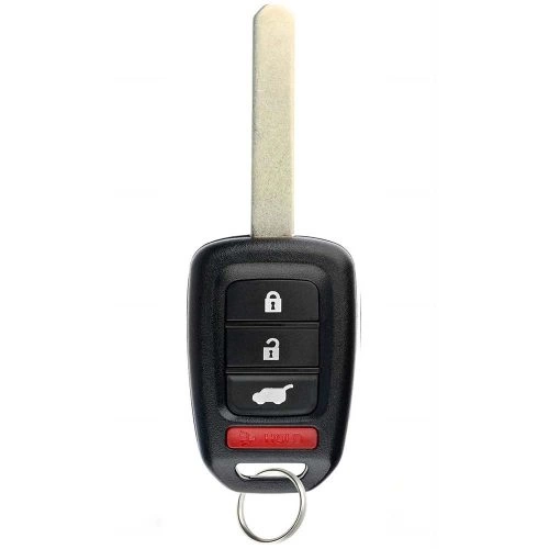 HOM3T1-Green-Gold Plating- Car Key Cover For Honda