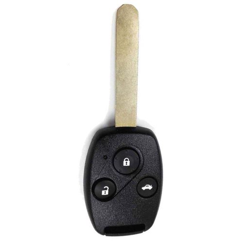 HON1T1-Black-Gold Plating- Car Key Cover For Honda