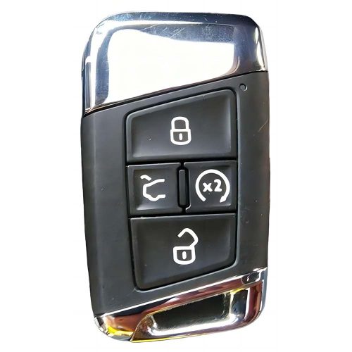 VOD2T1-Granny Grey-Gold Plating- Car Key Cover For Volkswagen