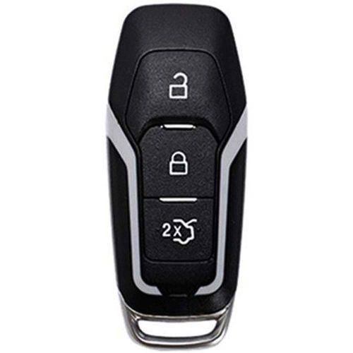 FOU3T1-Granny Grey-Gold Plating- Car Key Cover For Ford