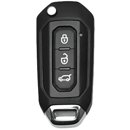 FOL1T1-White-Gold Plating- Car Key Cover For Ford
