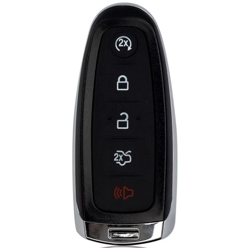 FOJ1T1-White-Silver Plating- Car Key Cover For Ford LINCOLN