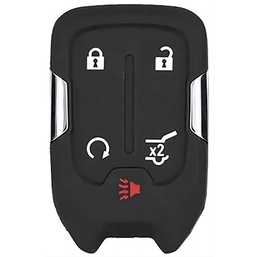 CEB1T1-White-Silver Plating- Car Key Cover For Chevrolet