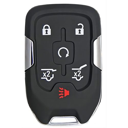 CEB2T1-White-Gold Plating- Car Key Cover For Chevrolet GMC
