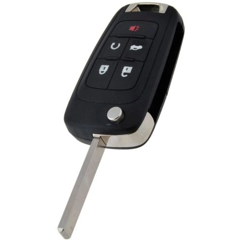 CED5T1-Granny Grey-Gold Plating- Car Key Cover For Chevrolet Opel GMC Holden