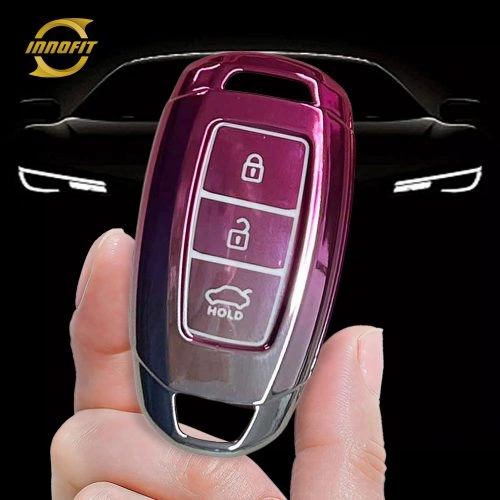 HYA1T1-Gradient Pink- Car Key Cover For Hyundai