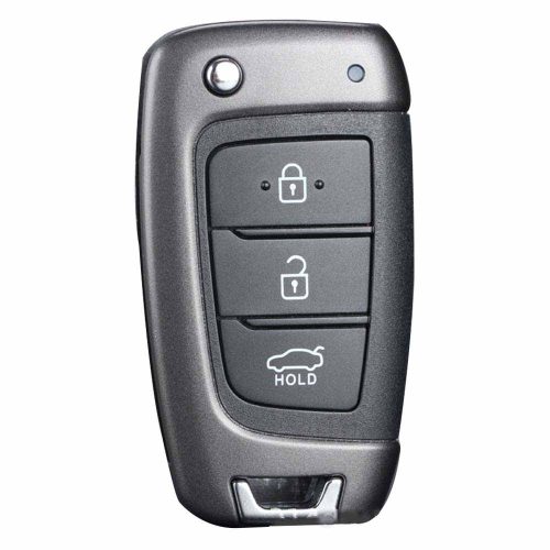 HYB1T1-White-Gold Plating- Car Key Cover For Hyundai
