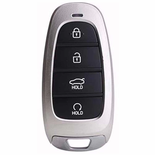 HYE2T1-Blanco-Plateado de plata- Cubierta de la llave del coche para Hyundai