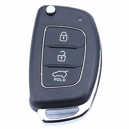 HYF2T1-White-Gold Plating- Car Key Cover For Hyundai