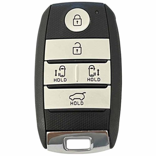 KIC4T1-Black-Gold Plating- Car Key Cover For Kia