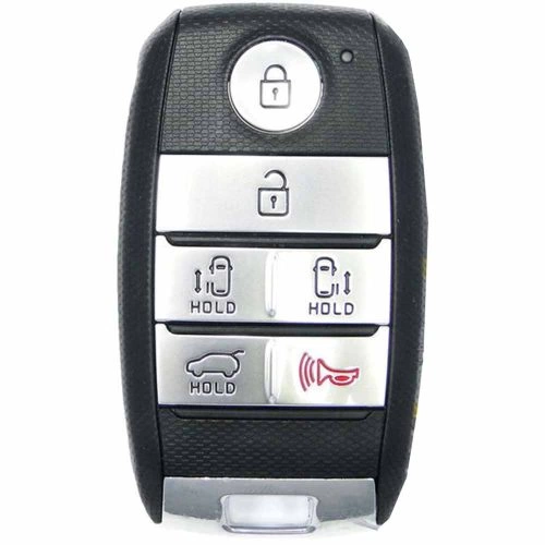 KIC5T1-White-Gold Plating- Car Key Cover For Kia