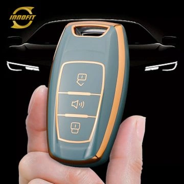 GRA1T1-Granny Grey-Gold Plating- Car Key Cover For Great Wall Motor