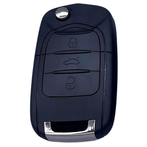 BAA1T1-White-Silver Plating- Car Key Cover For BAOJUN