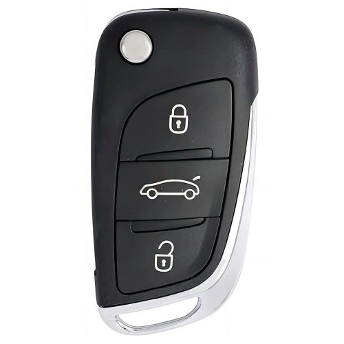 PUA1T1-Green-Gold Plating- Car Key Cover For Peugeot Citroen