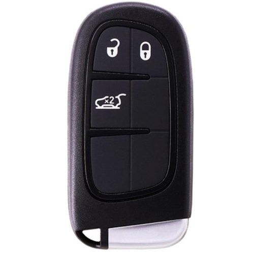 JEA1T1-Black-Gold Plating- Car Key Cover For Jeep Dodge Chrysler