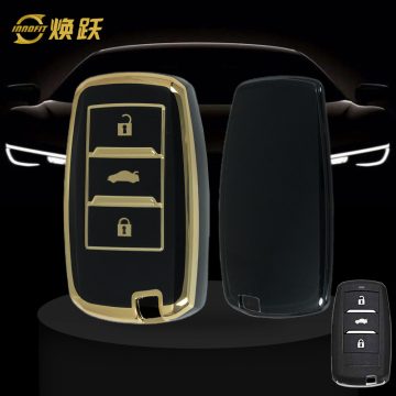 CHA1T1-Black-Gold Plating- Car Key Cover For CHANGAN