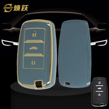 CHA1T1-Granny Grey-Gold Plating- Car Key Cover For CHANGAN