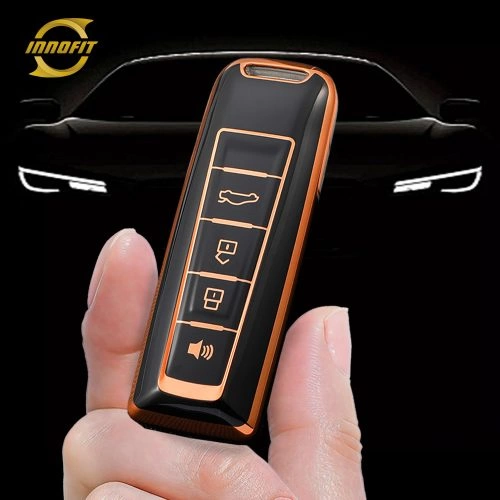 WYA1T1-Black-Gold Plating- Car Key Cover For WEY