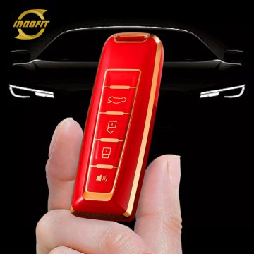 WYA1T1-Red-Gold Plating- Car Key Cover For WEY
