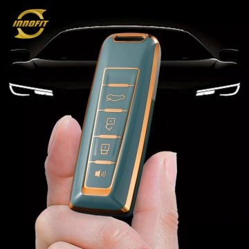 WYA1T1-Granny Grey-Gold Plating- Autoschlüsselabdeckung für WEY