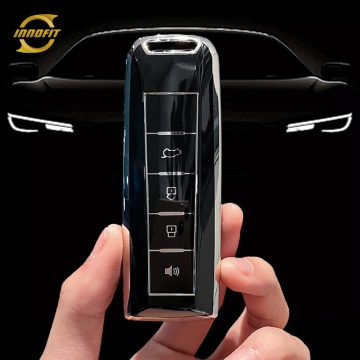 WYA1T1-Black-Silver Plating- Car Key Cover For WEY
