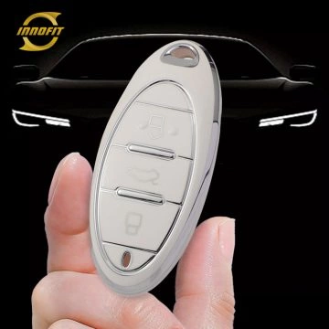 BEA1T1-белый-серебряное покрытие-обложка для автомобильного ключа для Bestune