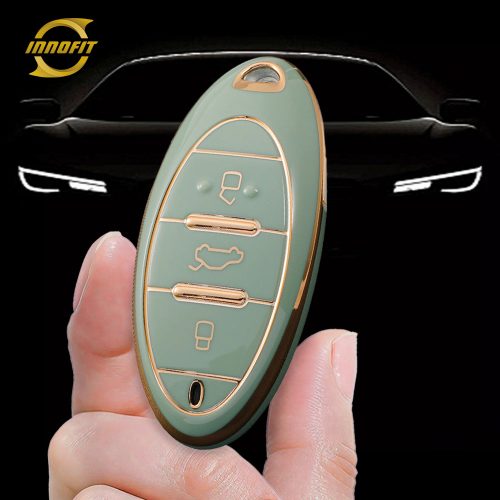 BEA1T1-Green-Gold Plating- Car Key Cover For Bestune