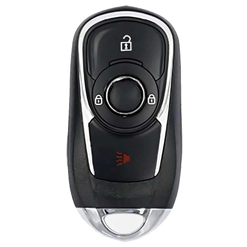 BUA1T1-Black-Silver Plating- Car Key Cover For Buick