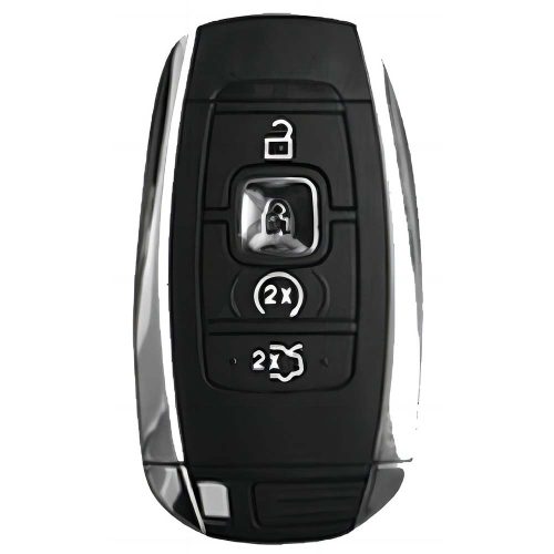 LNA1T1-Black-Gold Plating- Car Key Cover For LINCOLN