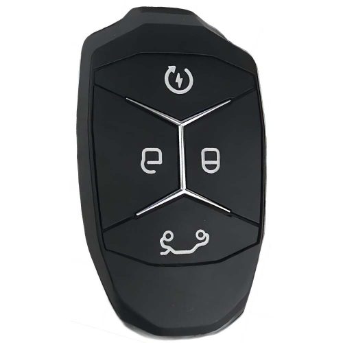 LYA1T1-White-Silver Plating- Car Key Cover For LYNK