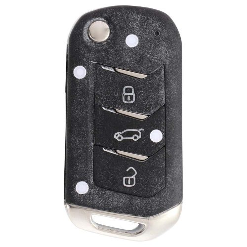 MHA1T1-White-Silver Plating- Car Key Cover For Mahindra