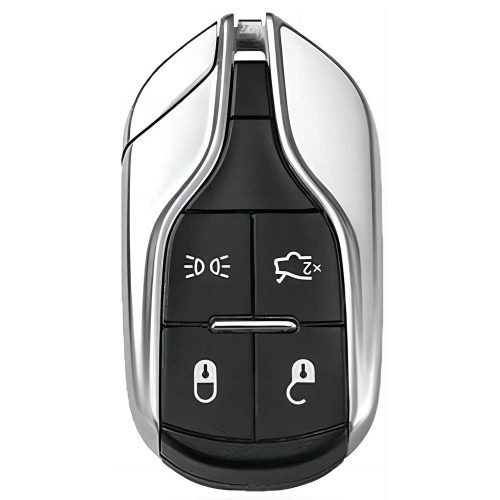 MSA1T1-Green-Gold Plating- Car Key Cover For Maserati