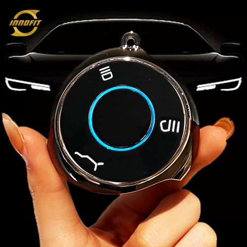 MTA1T1-Black-Silver Plating- Car Key Cover For Neta