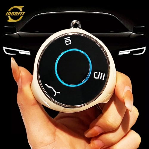 MTA1T1-White-Silver Plating- Car Key Cover For Neta