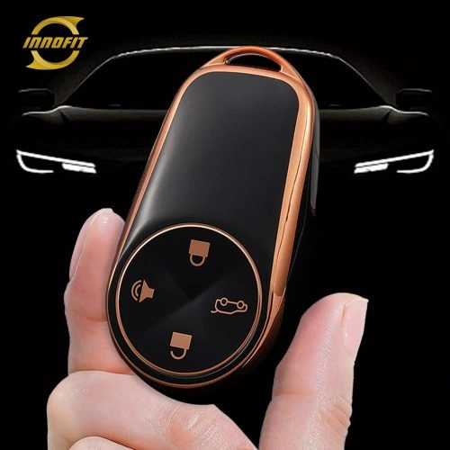NOA1T1-Black-Gold Plating- Car Key Cover For NIO