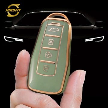 XPA1T1-Green-Gold Plating- Car Key Cover For XPENG