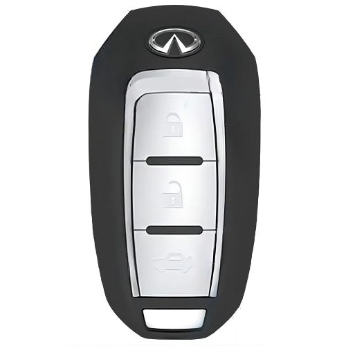 INA1T1-Black-Gold Plating- Car Key Cover For Infiniti
