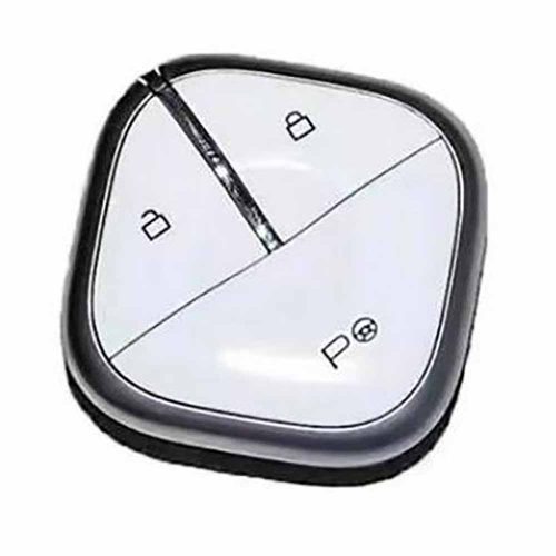 WUG1T1-White-Silver Plating- Car Key Cover For Wuling