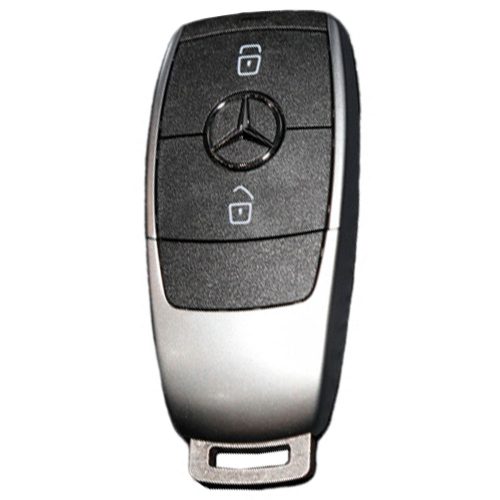 MEB2T1-Green-Gold Plating- Car Key Cover For Mercedes-Benz